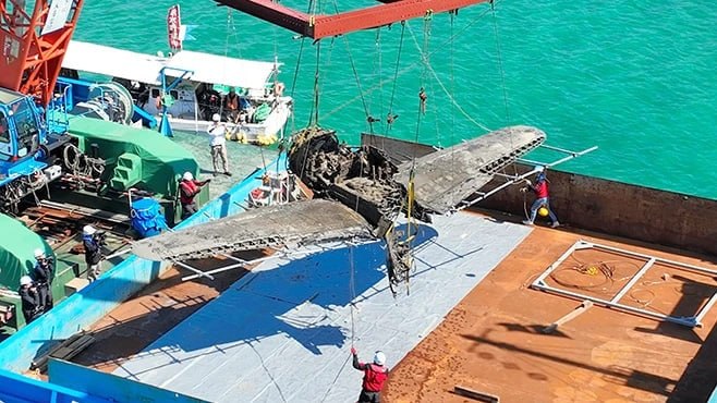 រកឃើញយន្តហោះចម្បាំងជប៉ុន សម័យសង្គ្រាមលោកលើកទី ២ ក្រោយបាត់ខ្លួនអស់ ៨១ ឆ្នាំ