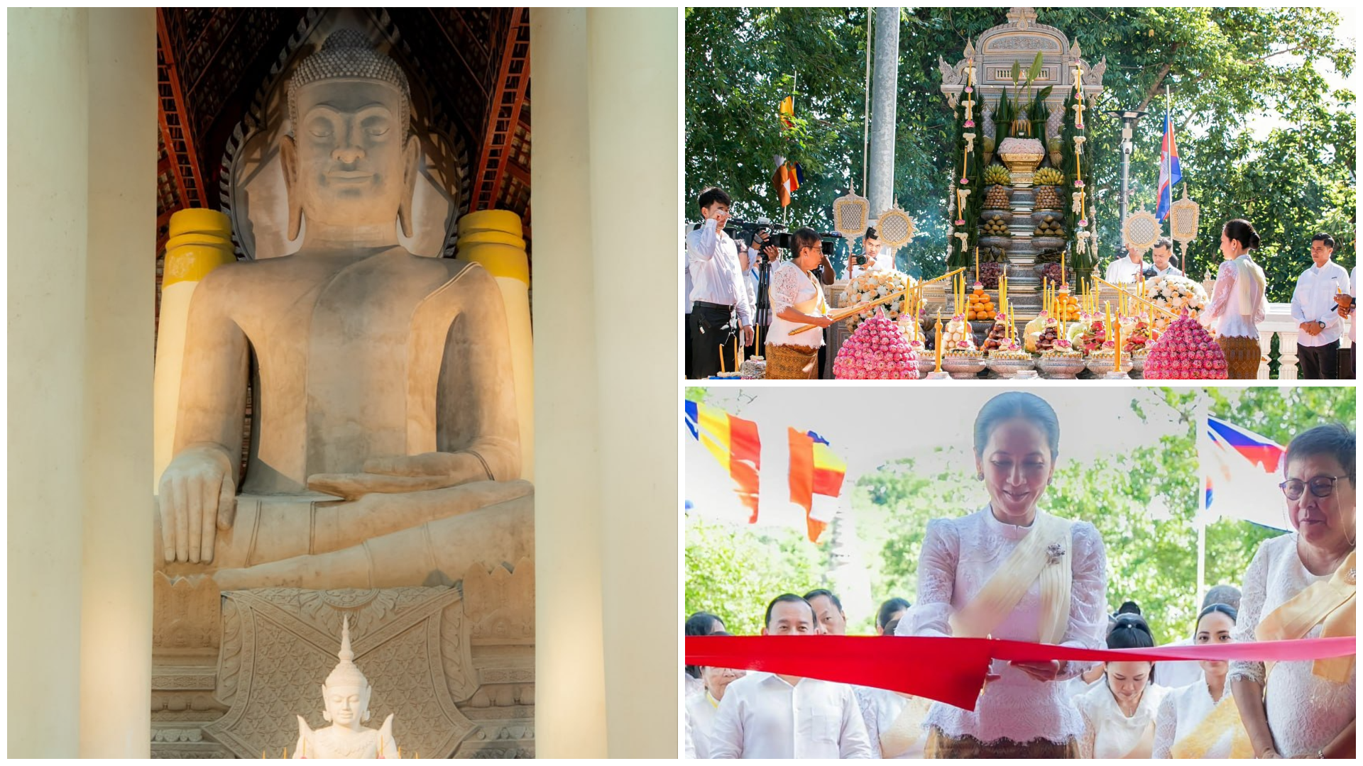 សម្ពោធសារមន្ទីរព្រះវិហារអដ្ឋរស្ស និងពុទ្ធាភិសេកព្រះអង្គធំនៅភ្នំ​ឧដុង្គ