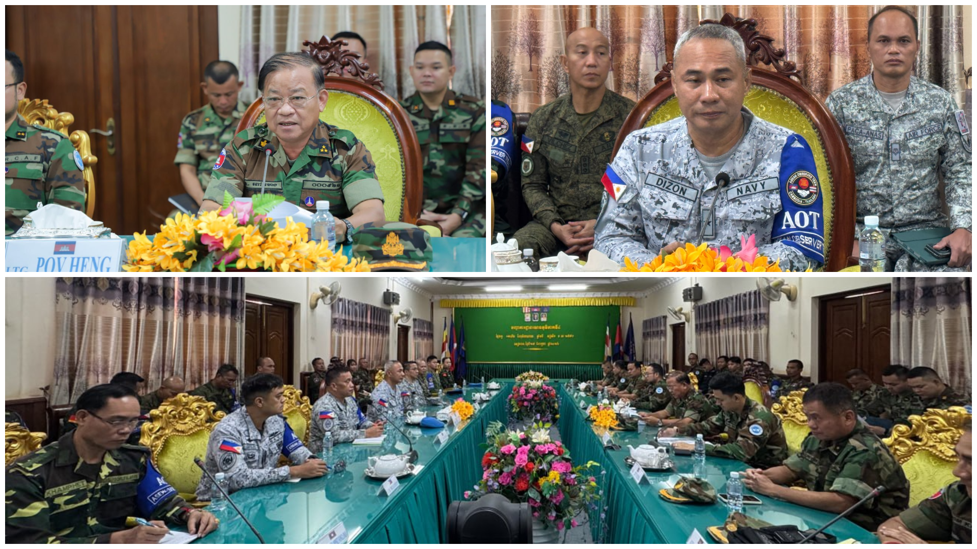 ប្រធាន AOT​ ប្តេជ្ញាតាមដាន និងរាយការណ៍អំពីស្ថានភាពពិតតាមបណ្តោយព្រំដែនកម្ពុជា-ថៃ