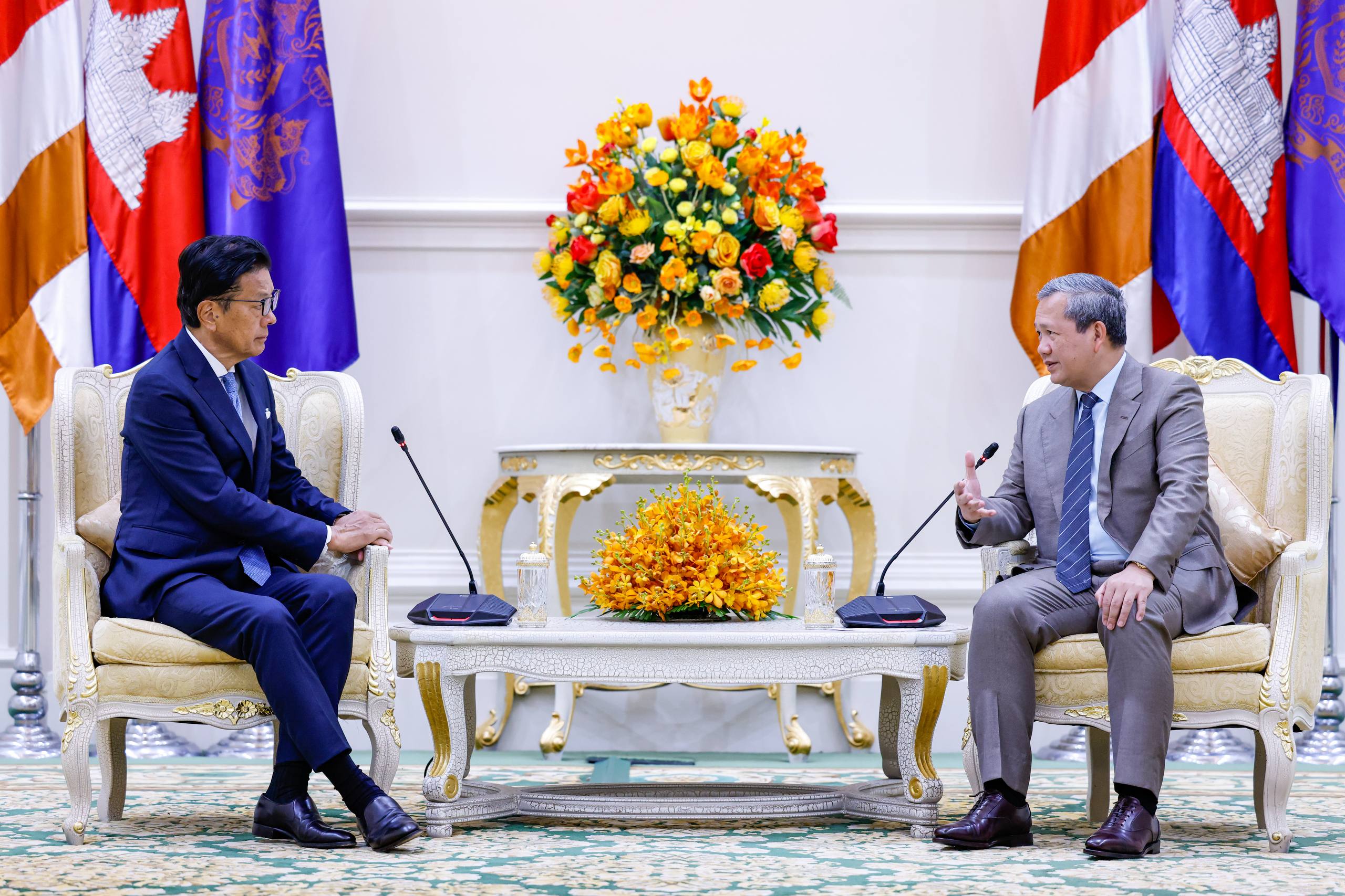 សម្តេចធិបតីទទួលជួបអគ្គនាយកប្រតិបត្តិក្រុមហ៊ុនជប៉ុនមួយ ដែលបានបង្កើតការងារជិតមួយម៉ឺននាក់