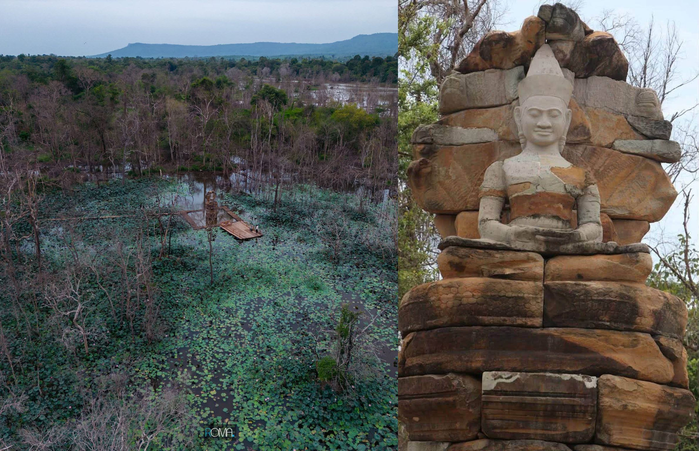 សៀមរាប ត្រៀមបើកផ្លូវទស្សនាថ្មីឆ្ពោះទៅ «ព្រះអង្គផ្ទី» កណ្តាលបារាយណ៍បេងមាលា ដើម្បីទាក់ទាញទេសចរ