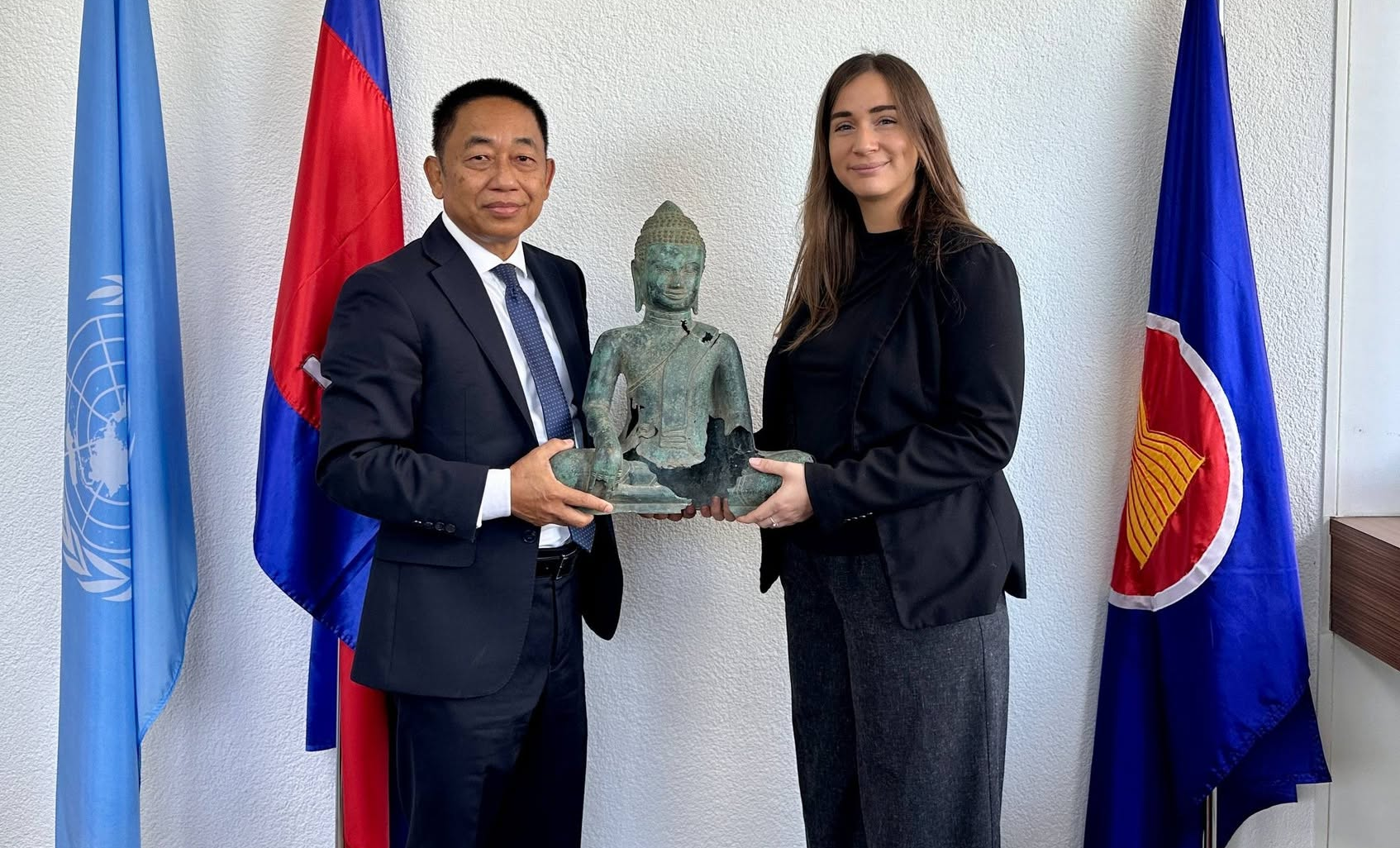 ព្រះពុទ្ធបដិមាបុរាណមួយអង្គ នឹងត្រូវបញ្ជូនពីស្វីសមកកម្ពុជាវិញនៅចុងខែកញ្ញា