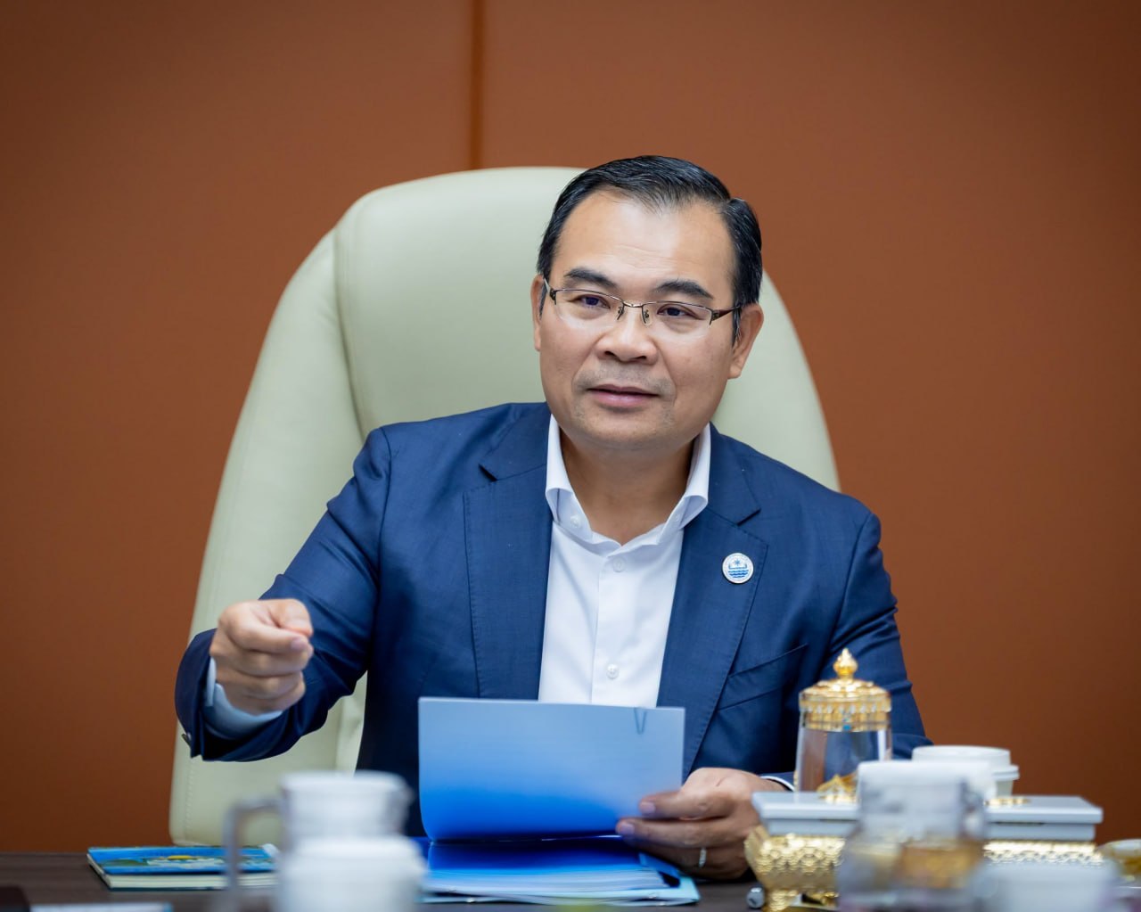 ក្រសួងធនធានទឹក បើកកិច្ចប្រជុំពិភាក្សាលម្អិតអំពីការការពារ និងរៀបចំប្រព័ន្ធធារាសាស្ត្រពាក់ព័ន្ធនៅតាមបណ្តោយព្រែកជីកហ្វូណនតេជោ