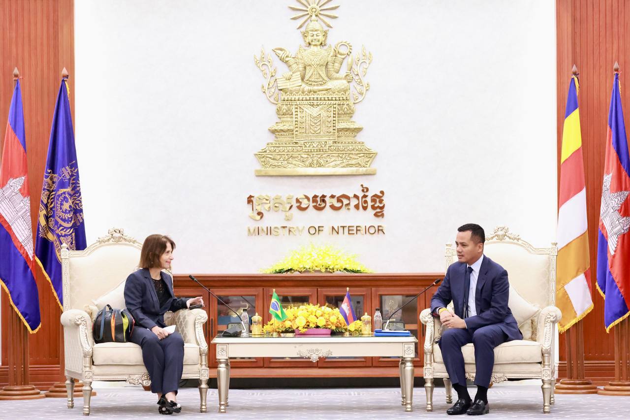 ឯកអគ្គរដ្ឋទូតប្រេស៊ីល​ កោតសរសើររាជរដ្ឋាភិបាលកម្ពុជា ក្នុងការបង្ក្រាបនិងបោសសម្អាតបទល្មើស Online Scams