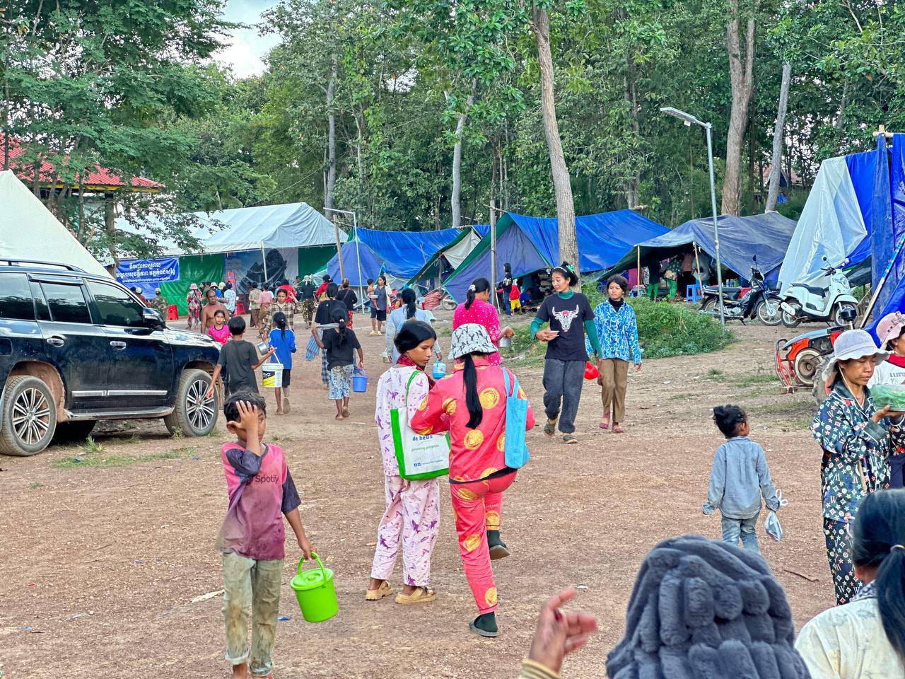 ថៃ រារាំងពលរដ្ឋភៀសសឹកនៅខេត្តព្រះវិហារជាង៦០០គ្រួសារមិនឱ្យវិលត្រឡប់ទៅលំនៅឋានវិញ