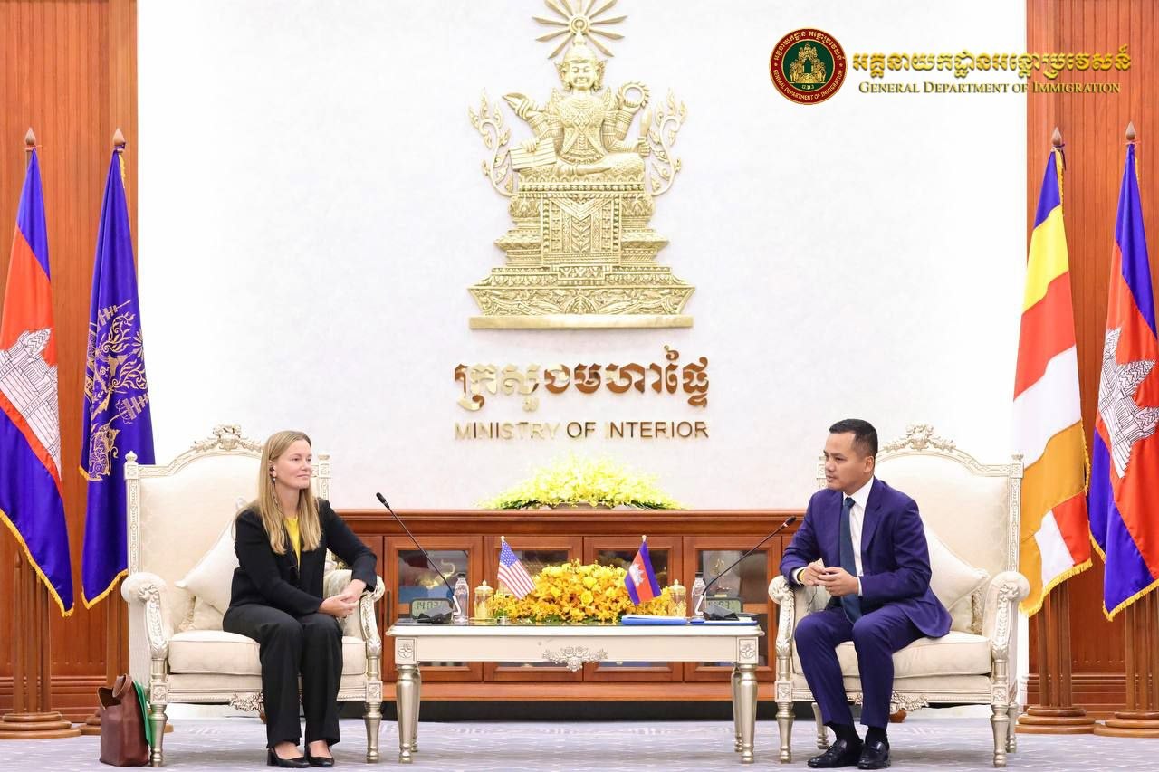 អាមេរិកបញ្ជាក់ជាថ្មីពីការប្តេជ្ញាចិត្តសហការជាមួយកម្ពុជា លើការប្រយុទ្ធប្រឆាំងបទល្មើសឆ្លងដែន