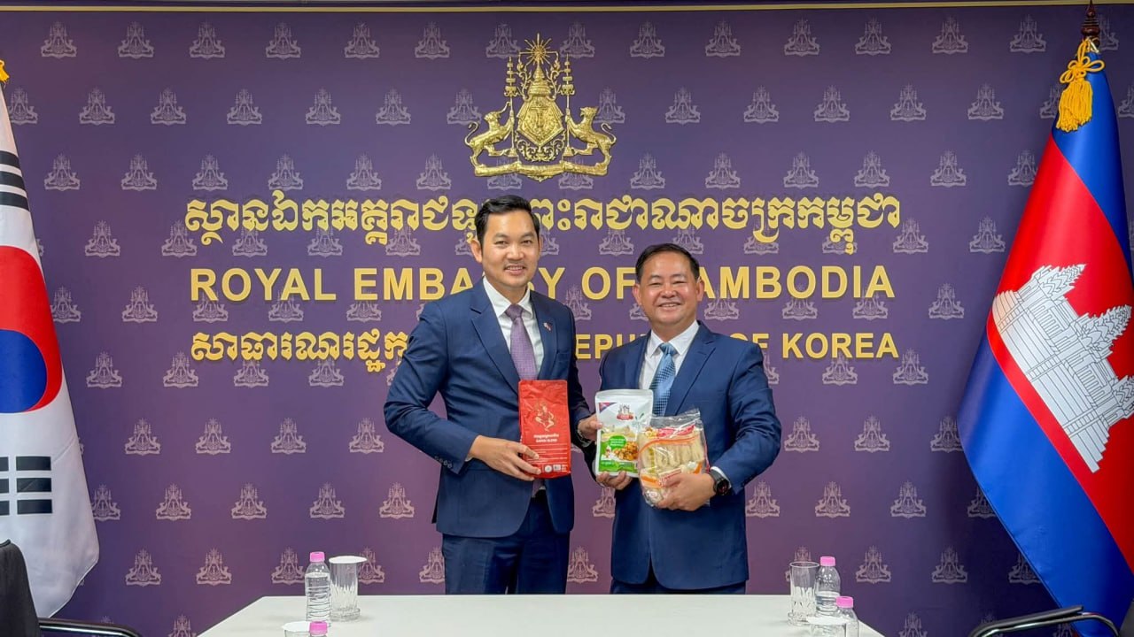 ម្ហូបអាហារខ្មែរប្រមាណ ៣០មុខ បានហក់ចូលទីផ្សារកូរ៉េ និងប្រទេសមួយចំនួនទៀត