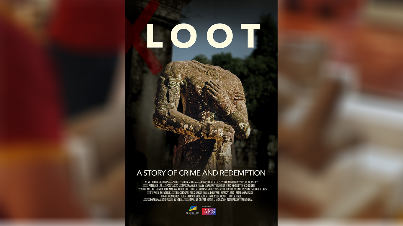 ខ្សែភាពយន្តឯកសារ «LOOT: ការវិលត្រឡប់មកវិញនូវរតនសម្បត្តិវត្ថុកម្ពុជា» ត្រៀមចាក់បញ្ចាំងនៅតាមរោងភាពយន្តទូទាំងប្រទេសកម្ពុជា ចាប់ពីថ្ងៃទី១៦ ខែតុលា ឆ្នាំ២០២៦