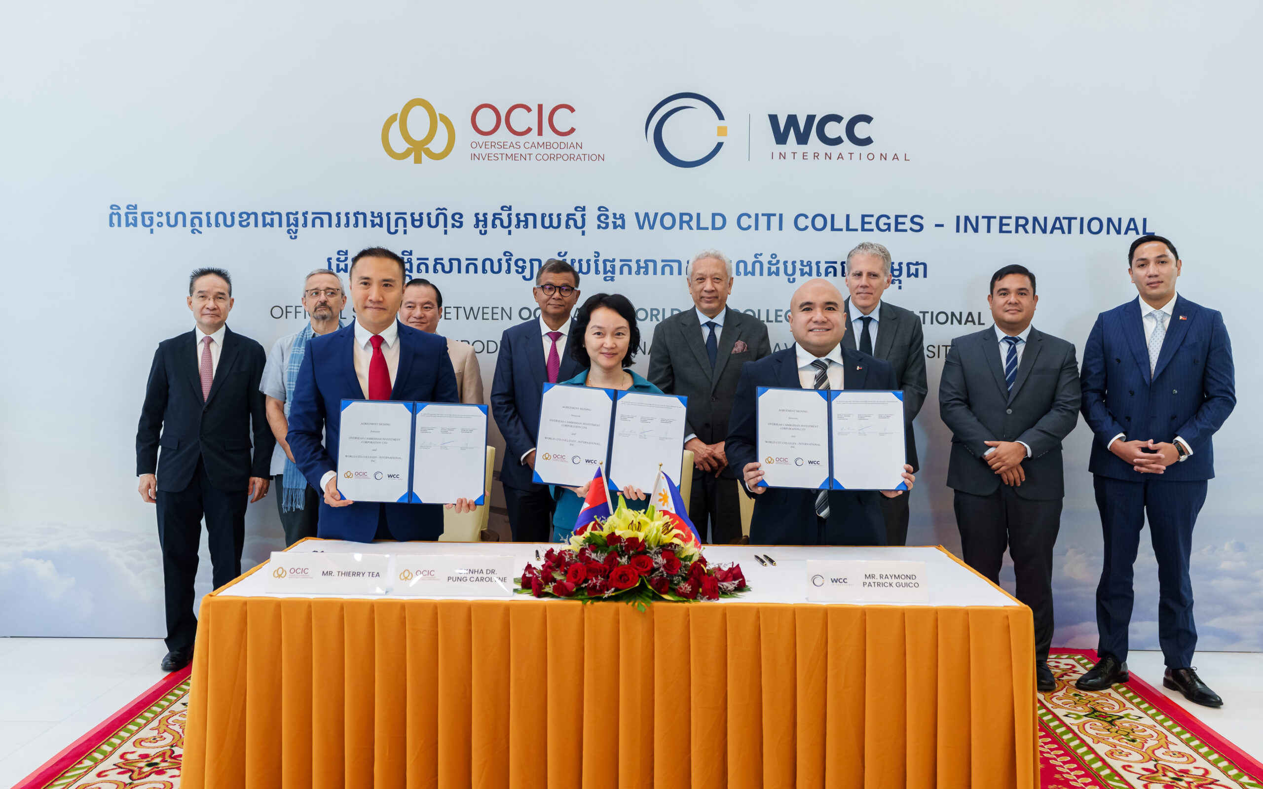 ក្រុមហ៊ុន អូស៊ីអាយស៊ី និង WCCI នឹងបង្កើត សាកលវិទ្យាល័យអាកាសចរណ៍ដំបូងគេនៅកម្ពុជា