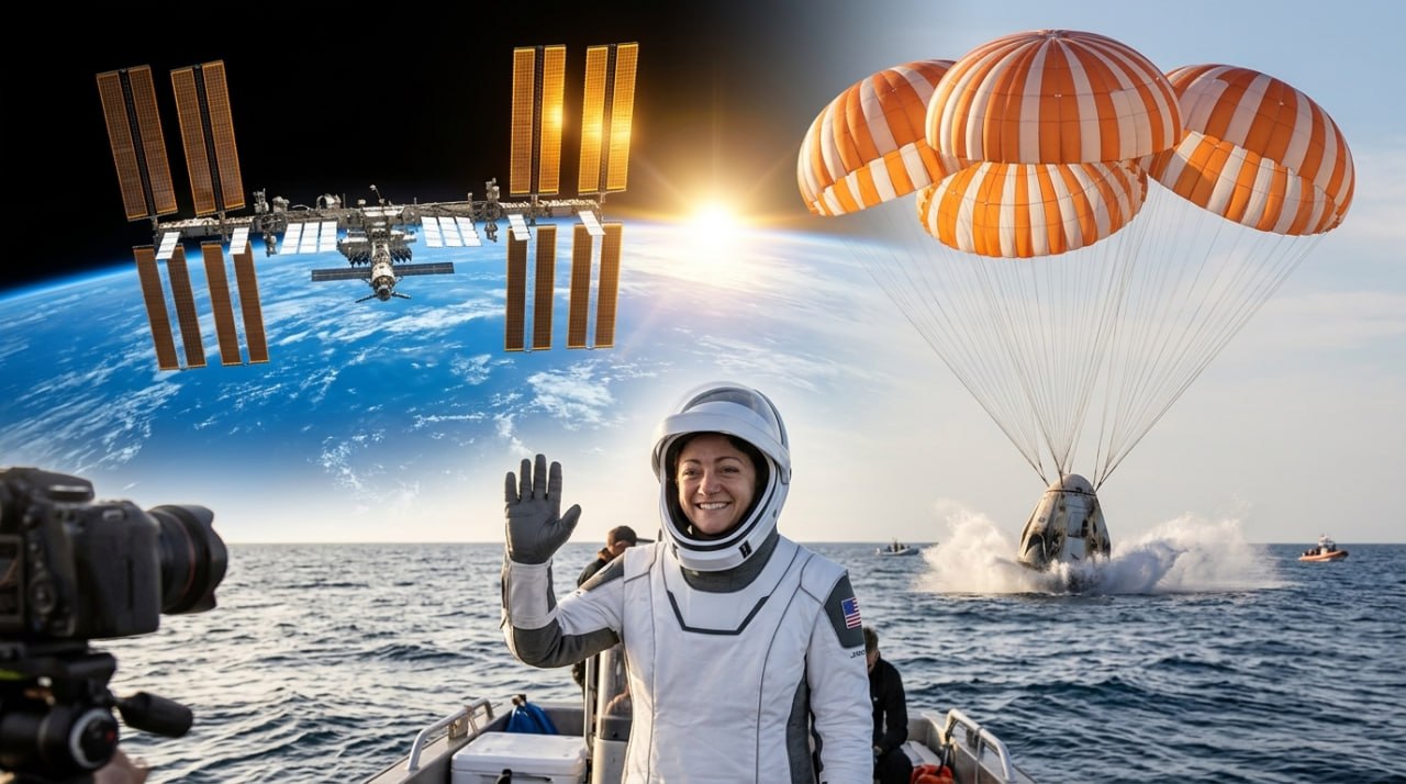 អវកាសយានិក NASA ត្រឡប់មកផែនដីវិញដោយសុវត្ថិភាព ក្រោយបញ្ចប់បេសកកម្មចំនួន ២៣៧ ថ្ងៃ នៅស្ថានីយអវកាសអន្តរជាតិ
