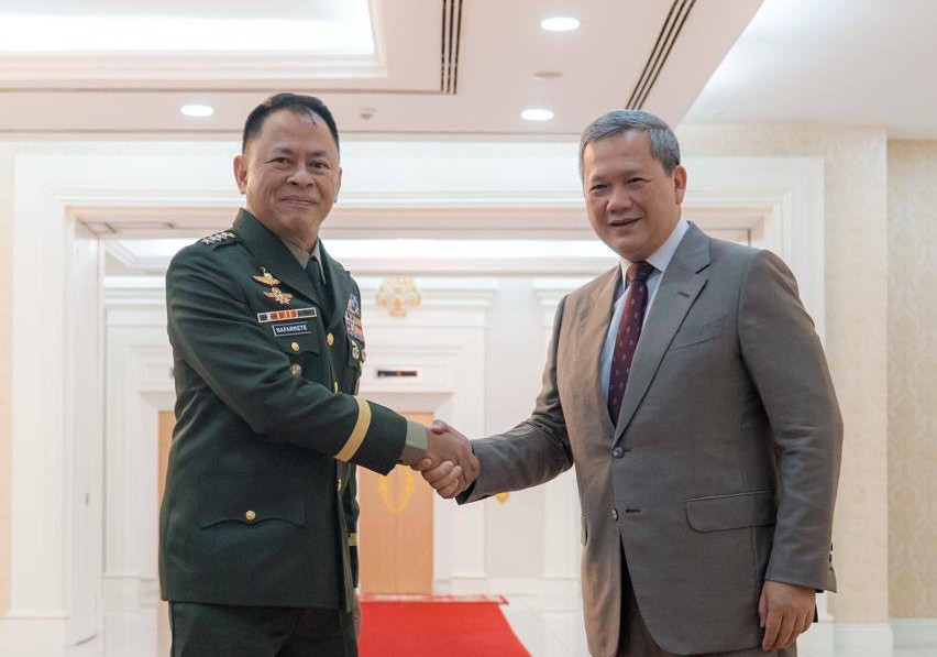 កម្ពុជា-ហ្វីលីពីន ឯកភាពជំរុញកិច្ចសហប្រតិបត្តិការរវាងកងទ័ព និងកងទ័ពឱ្យកាន់តែស៊ីជម្រៅ