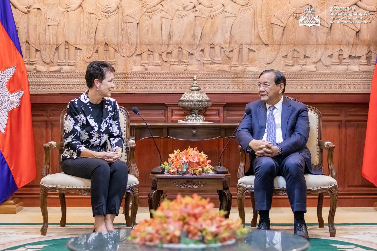 រដ្ឋមន្ត្រីការបរទេសកម្ពុជាបញ្ជាក់ប្រាប់ទូតអាល្លឺម៉ង់អំពីបច្ចុប្បន្នភាពនៃដំណើរការដោះស្រាយព្រំដែនគោក និងបញ្ហាព្រំដែនសមុទ្ររវាងកម្ពុជា និងថៃ​