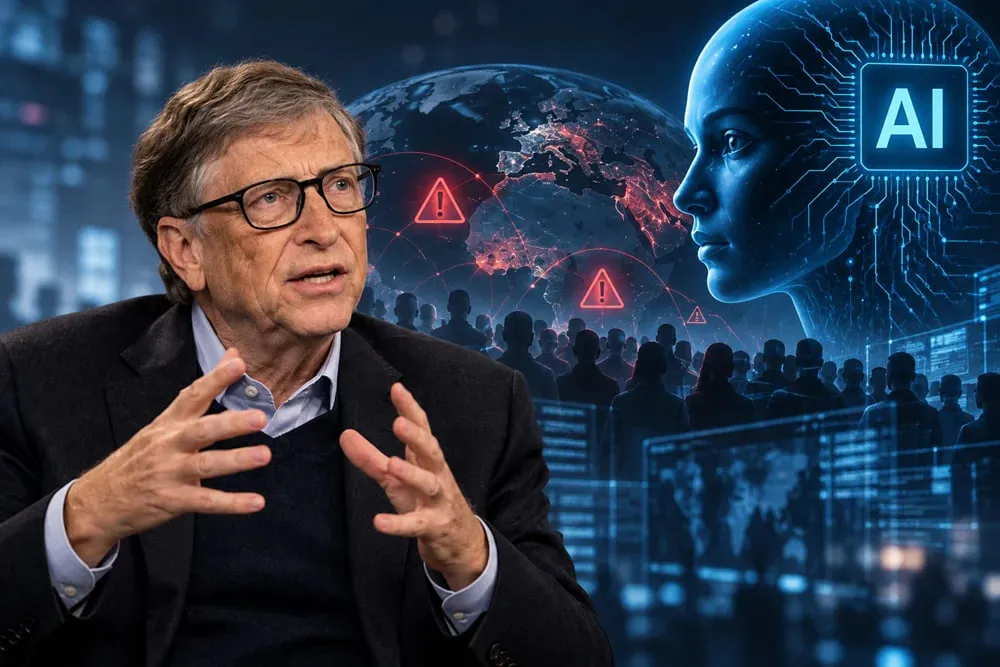 មហាសេដ្ឋីពិភពលោក Bill Gates ព្រមានពីលទ្ធភាពដែល AI អាចសម្លាប់មនុស្សរហូតដល់ខ្ទង់ពាន់លាននាក់
