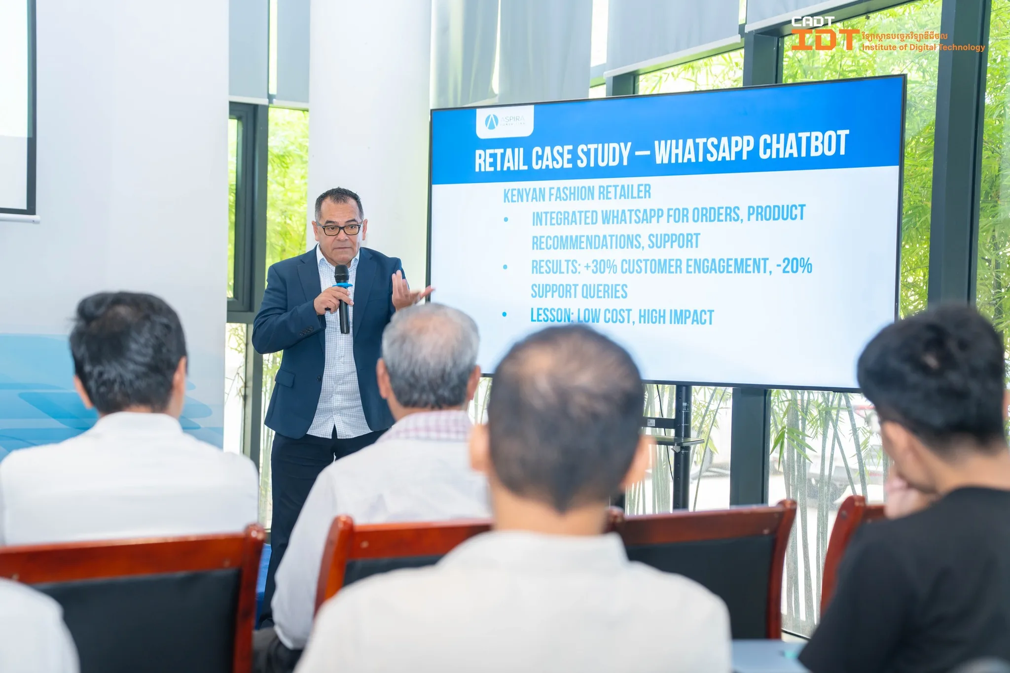 អាហារូបករណ៍សិក្សា​ថ្នាក់បរិញ្ញាបត្រជាន់ខ្ពស់ បច្ចេកវិទ្យាឌីជីថល ចំនួន៥០កន្លែង នៅ CADT