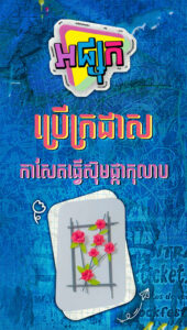 ធ្វើស៊ុមផ្កាកុលាបលំអរបន្ទប់