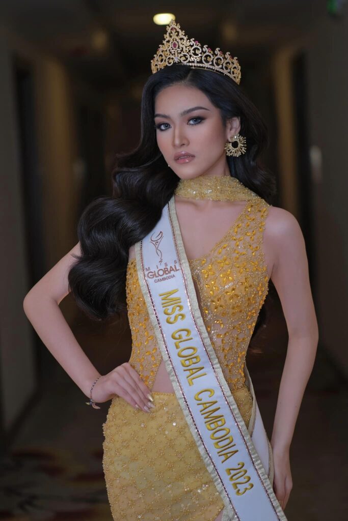 លក្ខណ៏ មុនីអានីតា ក្លាយជាម្ចាស់មកុដ Miss Global Cambodia 2023