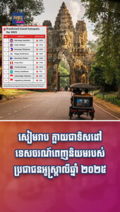 អាហារនិងដើរលេង៖ អបអរសាទរ! សៀមរាប ក្លាយជាទិសដៅទេសចរណ៍ពេញនិយមរបស់ប្រជាជនអូស្ត្រាលីឆ្នាំ ២០២៥
