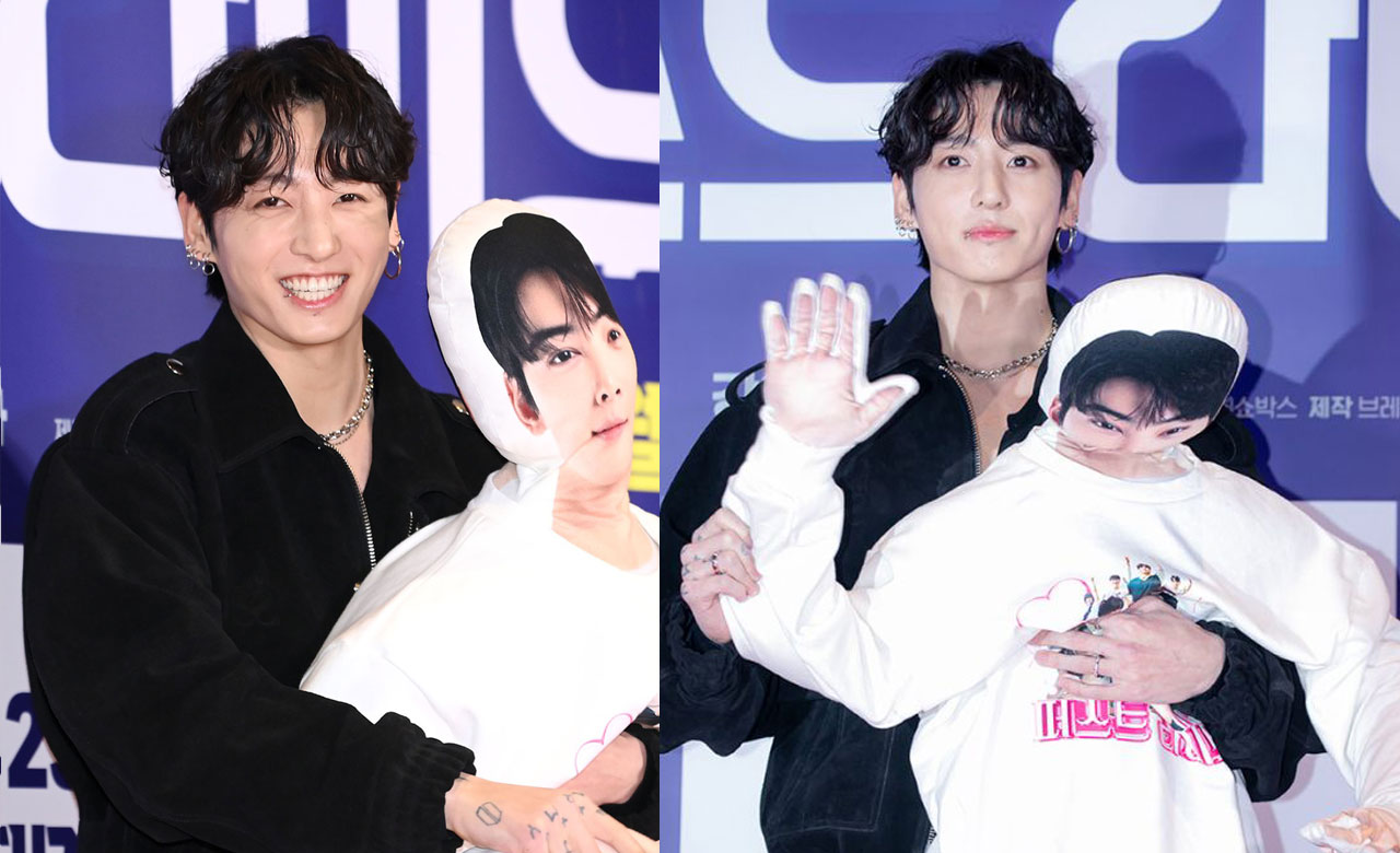 Jungkook បង្ហាញវត្តមានយ៉ាងកម្រដើម្បីគាំទ្ររឿងថ្មីរបស់មិត្តសម្លាញ់ Cha Eun Woo