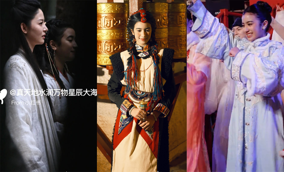 ព្រះនាង ជេនណា ក្នុងឈុតបុរាណចិន ស្របពេលទ្រង់ទើបថតរឿងដំបូងនៅក្រៅប្រទេសចប់